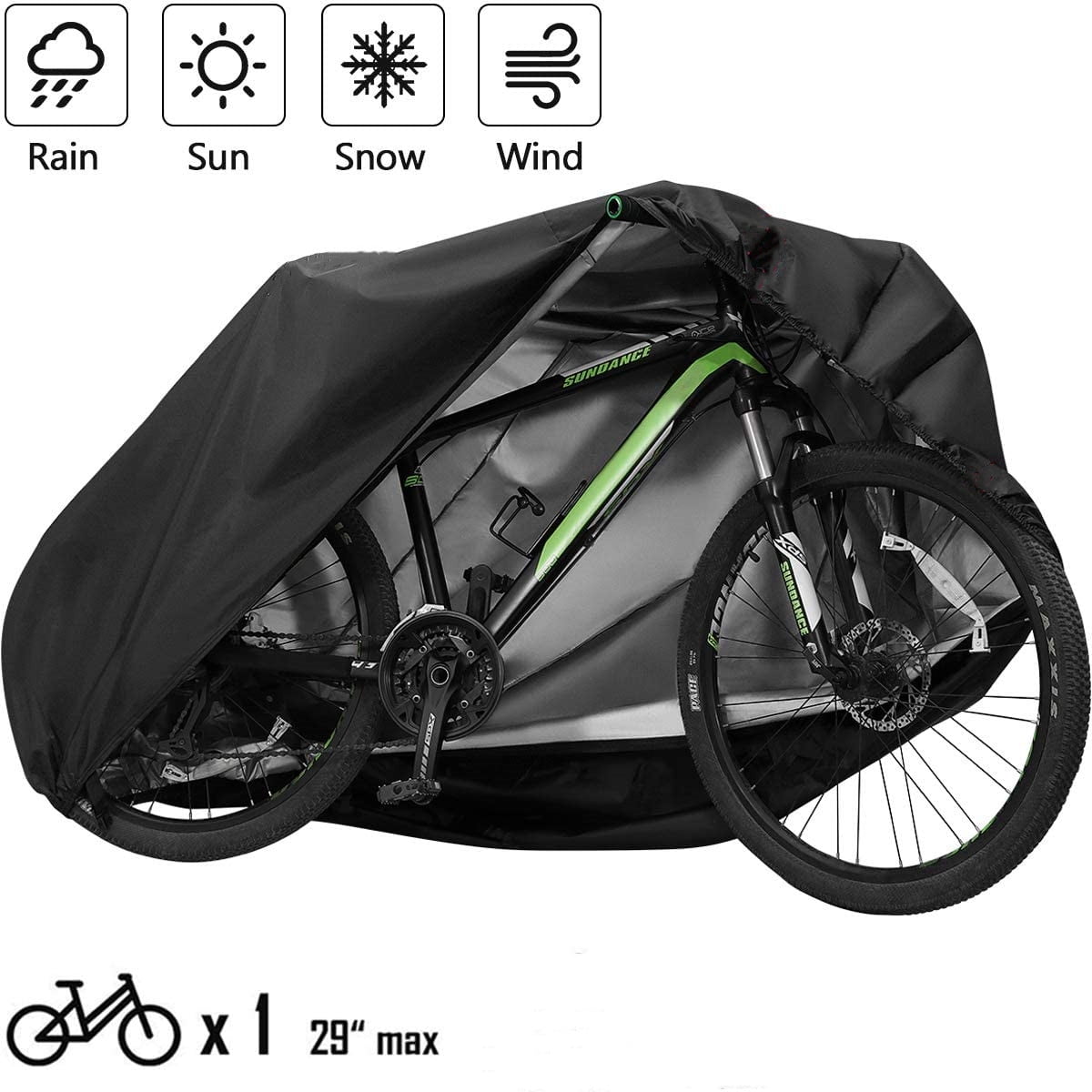 Bike Cover Waterproof Outdoor Bicycle Cover 210D Heavy Duty Ripstop