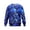 Royal Blue, variant on Broave Men's Halloween Skull Graphic Crewneck Sweatshirt, All Over Print Long Sleeve Casual Pullover Top, Gothic Skeleton Crew Neck Sweatshirt for Daily Wear & Halloween Party Outfit