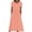 Orange, variant on PADFRYBK Summer Dresses For Women Round Neck Casual Loose Dress Sleeveless Comfortable Skirt Short Sleeve Dresses Long Dresses