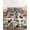 Beige, variant on Twin XL Size Fitted Sheet Set - Cat 2 Piece Bedding Sets 16" Deep Pocket Fitted Sheet with 1 Pillowcases, Vintage Geometric Abstract Polka Dot Brushed Microfiber Hotel Luxury Bed Sheets