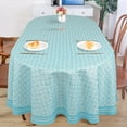 thumbnail image 4 of Sage Green Oval Tablecloth 60x84in for Oval Table Waterproof Table Cloths for Dining Room Indoor Outdoor Table Cloth, 4 of 5