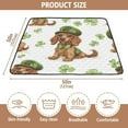 thumbnail image 4 of WOBOGO St Patricks Dachshund in A Shamrock Hat Pattern Baby Playmats Extra Large Waterproof Rollable Activity Pads for Toddlers 50×50inch, 4 of 7