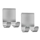 thumbnail image 2 of Portacuchillas de acero inoxidable 2PCS con ganchos adhesivos - estantería de ducha de acero 304 para afeitadoras Gillette, soporta 4 libras, no se necesitan herramientas, 2 of 9