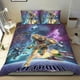thumbnail image 1 of Metroid Miedo Conjunto de sábanas temático, trío de piezas, cómodo y amigable con la piel, diseño único, regalo de decoración para el hogar para familiares, amigos y fans,173cm *218cm, 1 of 6