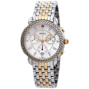 Michele Womens Sidney Chronograph Diamond 38mm Watch MWW30A000005