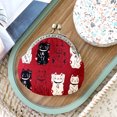 thumbnail image 7 of Wrapables Stylish Decorative Coin Purse, Clasp Wallet, Red Fortune Cat, 7 of 7