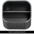thumbnail image 3 of xianlin-iDesign Porte-Éponge et Récurant avec 2 Compartiments pour Évier de Cuisine - Noir Mat, 3 of 4