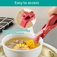 thumbnail image 2 of 2 Kitchen Anti Scald Clip, Silicone Multi Purpose Tongs Anti-Skid Clamp, Bowl Plate Anti Scald Clip for Air Fryer & Food Steamer & Oven & Microwave Oven, 2 of 5