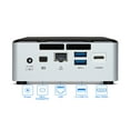 thumbnail image 4 of Intel NUC5i7RYH Mini Bureau Reconditionné, Intel Dual-Core i7-5557U jusqu'à 3.4GHz, 4 Go RAM, 256 Go SSD + 1 To HDD, MiniDP, MiniHDMI, Wi-Fi, Bluetooth, Windows 10 Pro, 4 of 6