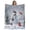 White Green Red, variant on Grey Snowman Christmas Throw Blanket, Flannel Fleece Blanket with Striped Design for Couch, Xmas Tree Snowflake Birds Soft Breathable All Season Plush Blankets for Sofa Office Chair 30"x40"