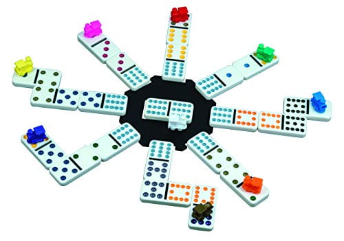 Mexican Train Domino Game Aluminum Case timeless classic entertained for kids 
