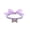 Purple, variant on Pearl Pet Collar with Rhinestone Bone Pendant, Adjustable Puppy Jewelry Necklace with Ribbon Bow for Small Dogs and Cats