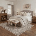 thumbnail image 2 of KUETH Modern 5x7 Area Rugs for Living Room, Non Slip Machine Washable Retro Rugs, Low Pile Chenille Print Rug for Bedroom, Dining Room, Home Office, 2 of 6
