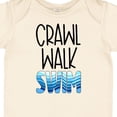 thumbnail image 4 of Inktastic Crawl Walk Swim Wave Design Boys or Girls Baby Bodysuit, 4 of 5
