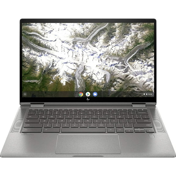HP Chromebook CA0053DX x360 2-in-1 2020 Laptop 14" FHD IPS WLED Touchscreen i3-10110U 8GB DDR4 64GB eMMC Backlit KB FP B&O Chrome OS