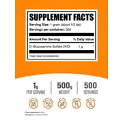 BulkSupplements Chondroitin Sulfate Powder - 1g per Serving - 500 Grams (1.1 lbs) - 500 Servings