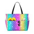 thumbnail image 1 of Fotbe Rainbow Scales2 Bolsa de Viaje para Playa - Resistente al Agua, Bolsa Tote de Gran Capacidad y Ligera con 7 Bolsillos para Mujeres y Hombres, 1 of 7