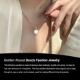 thumbnail image 2 of Guardurnaity Piedra de nacimiento, diamantes de imitación, cristal, aleación de Metal, joyería redonda dorada, accesorios DIY, cadena, favores, Ropa, zapatos y accesorios Miscelánea blanco, 2 of 6