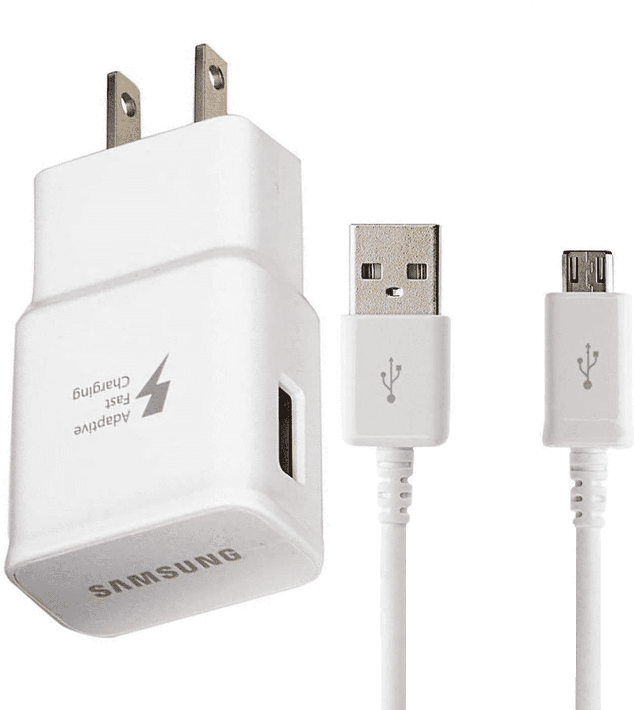 Verfijning moeilijk Lieve Adaptive Fast Wall Adapter Micro USB Charger for Samsung Galaxy S6 edge  Bundled with UrbanX Micro USB Cable Cord 6ft Super Fast Charging Kit -  White - Walmart.com