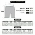thumbnail image 4 of ACIRAE Jammer Swimsuit Mens Athletic Solid Swim Jammers Endurance Long Racing Training Swimsuit,Black/XL, 4 of 6