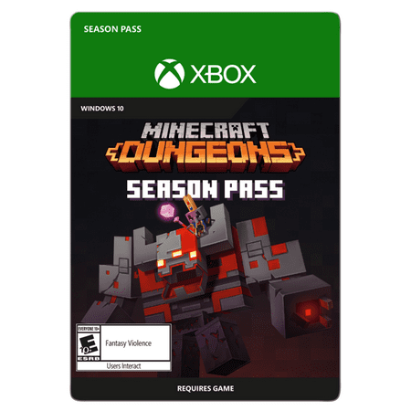 Minecraft Dungeons: DLC Season Pass, Interactive Communications, Xbox, [Digital Download], 66116