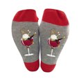 thumbnail image 2 of Clothes Idoravan Winter Socks for Women Cotton Socks for Men and Women Personalized Red Wine Cup Casual Mid Tube Socks Ins Fashion Colored Breathable Socks, 2 of 2