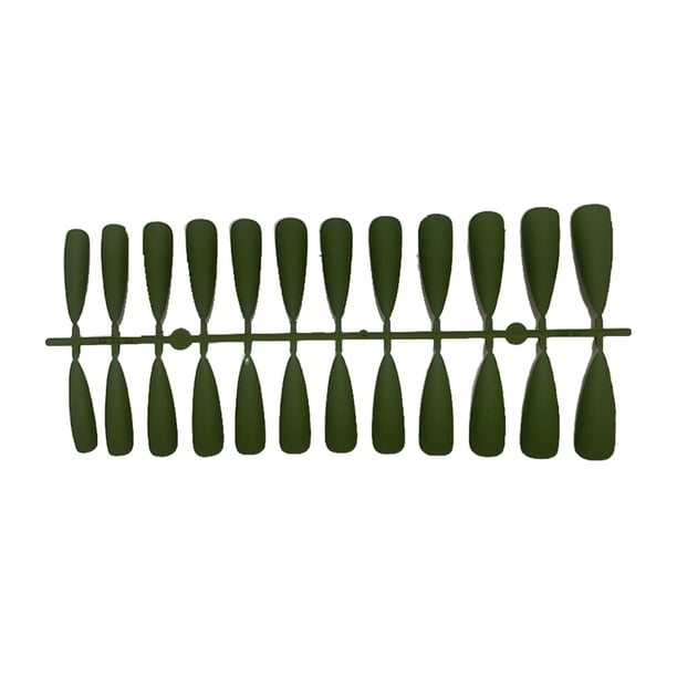 Seitruly Tabletas para mejorar las uñas Diseño de puntos elegantes Textura esmerilada Usable Uña falsa Cobertura completa Consejos de Type1 NO1