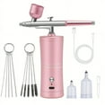 thumbnail image 2 of 1 Set Mini Airbrush Kit With Portable Air Brush Compressor Set, Gravity Feed Air, 2 of 4