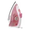 thumbnail image 2 of Plancha compacta EUROSTAR IR334XP con pulverizador, vapor y secado, color rosa, 2 of 4