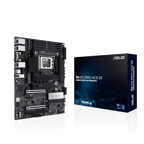 Open Box ASUS PRO WS Z890-ACE SE Z890 ATX LGA 1851 INTEL CORE ULTRA SERIES 2 - BLACK