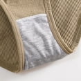 thumbnail image 4 of Panties for Women,Mid Waist Ribbed Seamless Briefs Solid Color Comfortable Panties,Womens Underwear,Khaki,L, 4 of 6