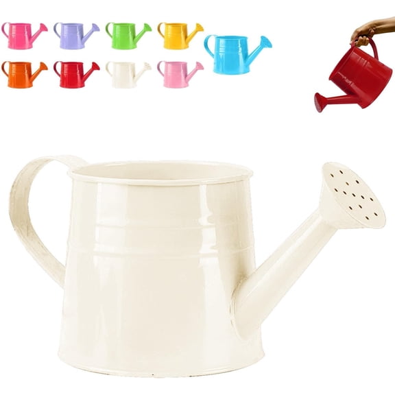 Watering Can Gardening Tool Accessories, Sprinkling Can 1L Metal Flower Garden Watering Can for Outdoor Indoor Plants Lawn Garden