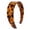 Dark hawksbill (yellowish), variant on Tortoise Shell Headband for Women, Thick Wide Tortoise Headband, Non-Slip Retro Hair Accessory in Classic Brown Pattern (Dark hawksbill (yellowish))