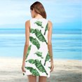 thumbnail image 4 of Dvprdro Women Summer Tank Dress Fashion Floral Printed Crew Neck Sleeveless Flowy Boho Casual Loose Beach Sun Mini Dress, 4 of 4