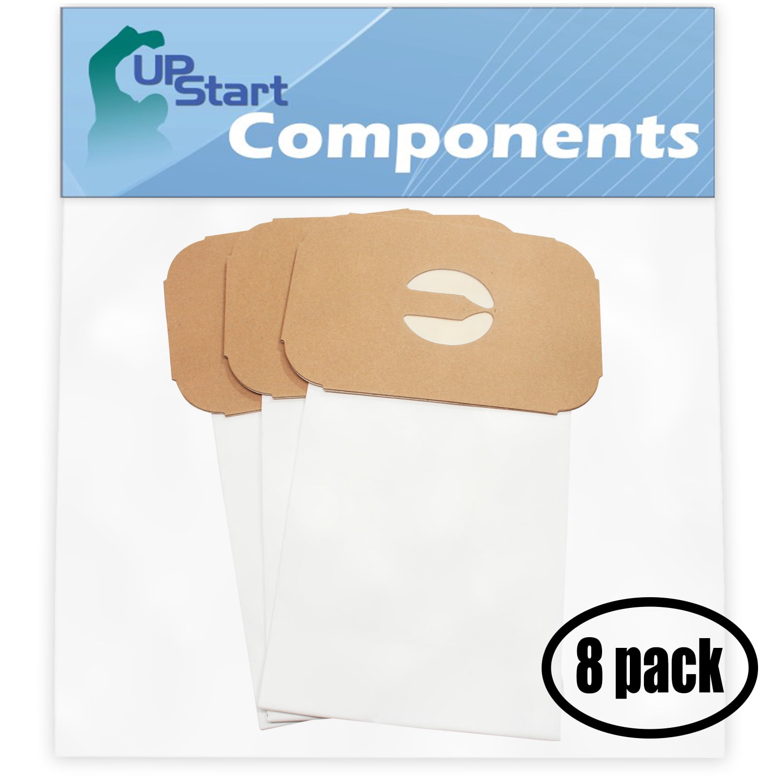 6 Replacement Style P HEPA Vacuum Bags. Compatible with Aerus Lux Guardian  Platinum Canister Vacuum Cleaner.