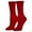 Red Heather, variant on – Basix Unisex Medium No Show Socks – Red Heather – Soft Cotton Blend Low Profile Fit –