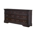 thumbnail image 7 of Pemberly Row 5-piece Eastern King Carved Wood Bedroom Set Cappuccino, 7 of 7