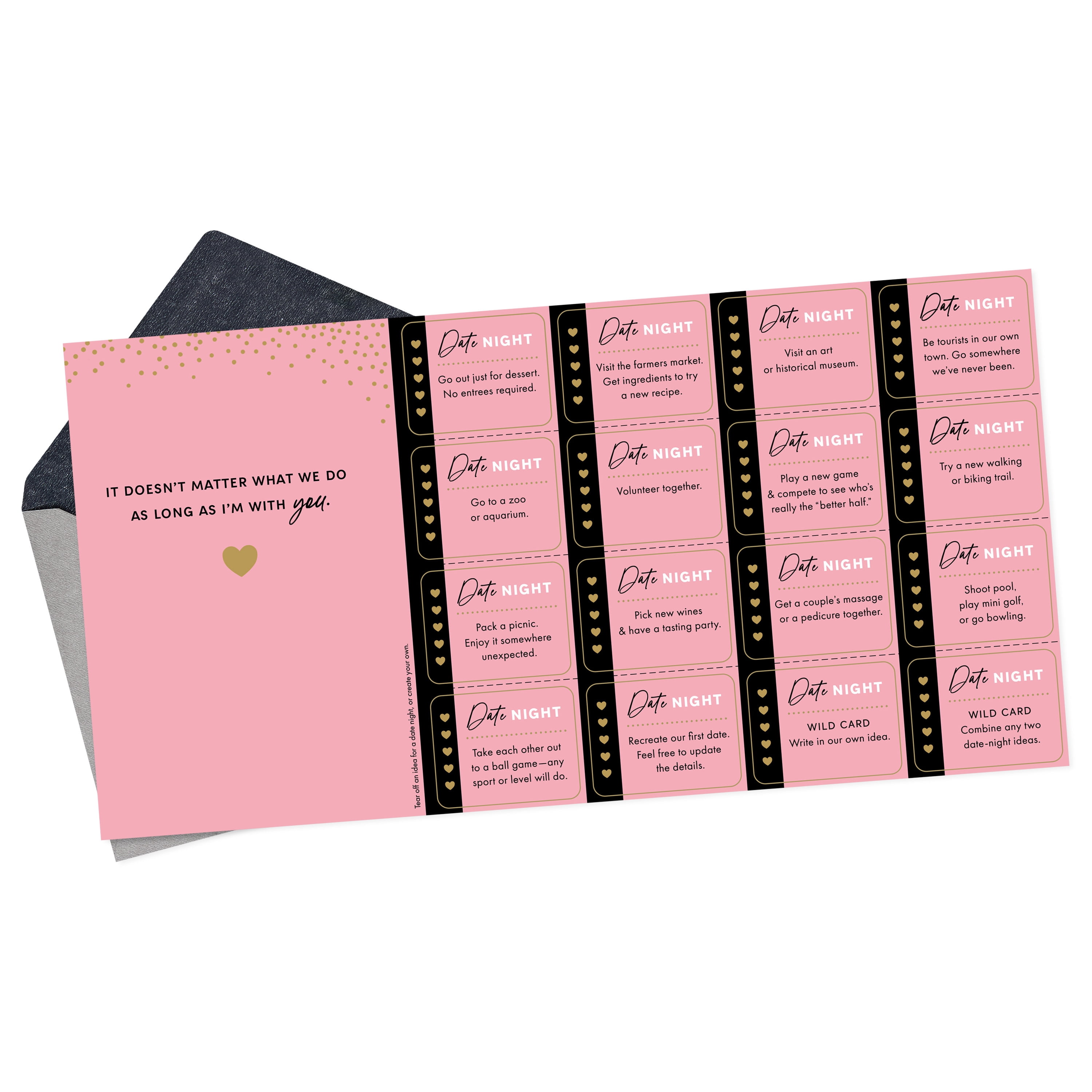 Hallmark Romantic Valentine's Day Greeting Card (Date Night Tickets)