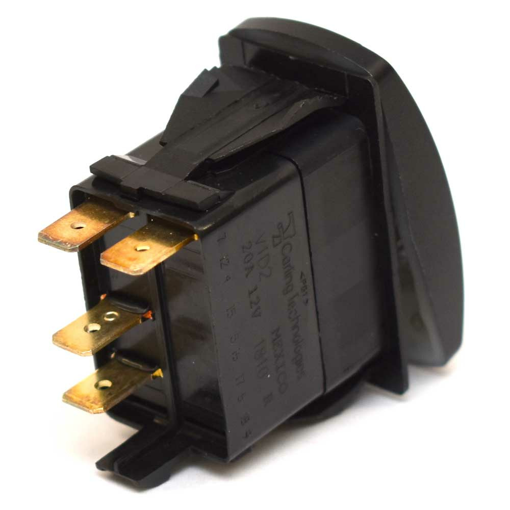 Carling On/Off Contura V Boat Rocker Switch | 4 Spade Bilge Pump 12V