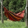 thumbnail image 1 of Chaise Suspendue Rayée de Cour Confortable et Durable Grande Chaise Hamacs 260x100 cm, 1 of 4