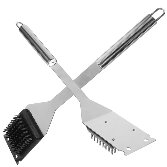 BESTYASH 2Ud Grill Brush Para Limpieza Fácil De Parrillas Y Accesorios De Barbacoa Portátil