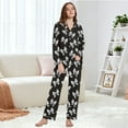 thumbnail image 6 of joogoo Pajamas Set for Women Bow Long Sleeve Pjs Loungewear XL, 6 of 7