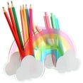 thumbnail image 4 of HOMEMAXS Assorted Color Acrylic Rainbow Pen Container Creative Storage Organizer for Desktop and Office 4.75 Inch, 4 of 8