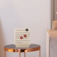 thumbnail image 3 of SHOWERORO Monthly Tracking Calendar Perpetual Calendar Plastic Milk White 1Set, 3 of 8