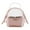 Pink, variant on ESULOMP One Shoulder Crossbody Bag Leather Large Capacity Multi Compartment Women Bag