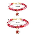 thumbnail image 5 of Walbest Japanese Chirimen Kimono Print Soft Cat Collar With Bell For Kitten Puppy Pet Supply, 1 Size Fits All and Adjustable, 5 of 7