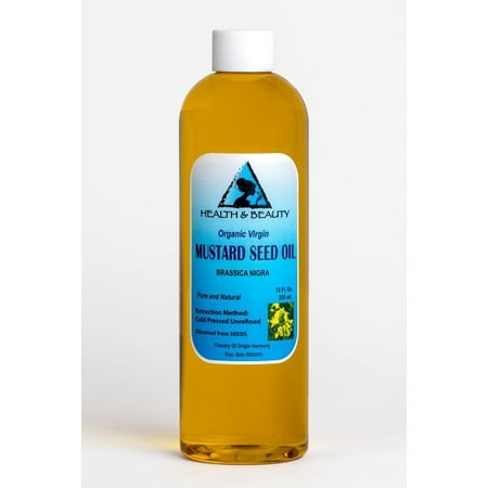 MUSTARD OIL ORGANIC UNREFINED VIRGIN COLD PRESSED RAW PREMIUM FRESH PURE 12 (Best Mustard Oil Brand In India)