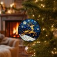 thumbnail image 7 of Fmbmuo Christmas Round Window Hanging , Vintage Durable Suncatcher Decor , For Xmas Tree Wreath Window Holiday Decor, 7 of 7