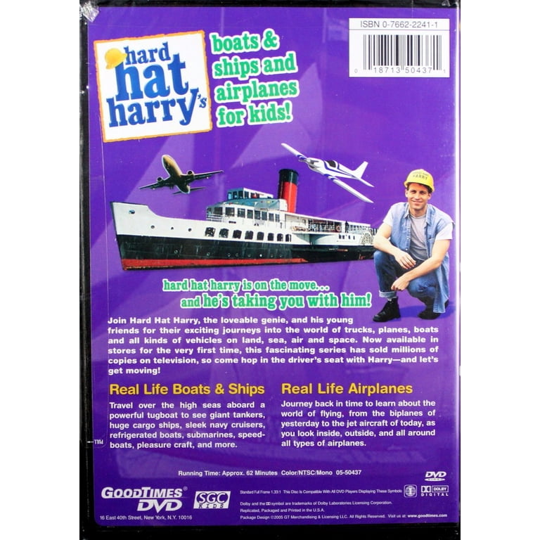 Hard Hat Harry'S Boats & Ships & Airplanes Dvd - Walmart.com