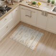 thumbnail image 2 of ODIKA 3'x5' Washable Accent Rug Pet Friendly, Non-Shedding Mat Seagrass Boho Herringbone Striped Minimalist Zigzag Lattice Border for Bedside, Nursery Room, 2 of 7